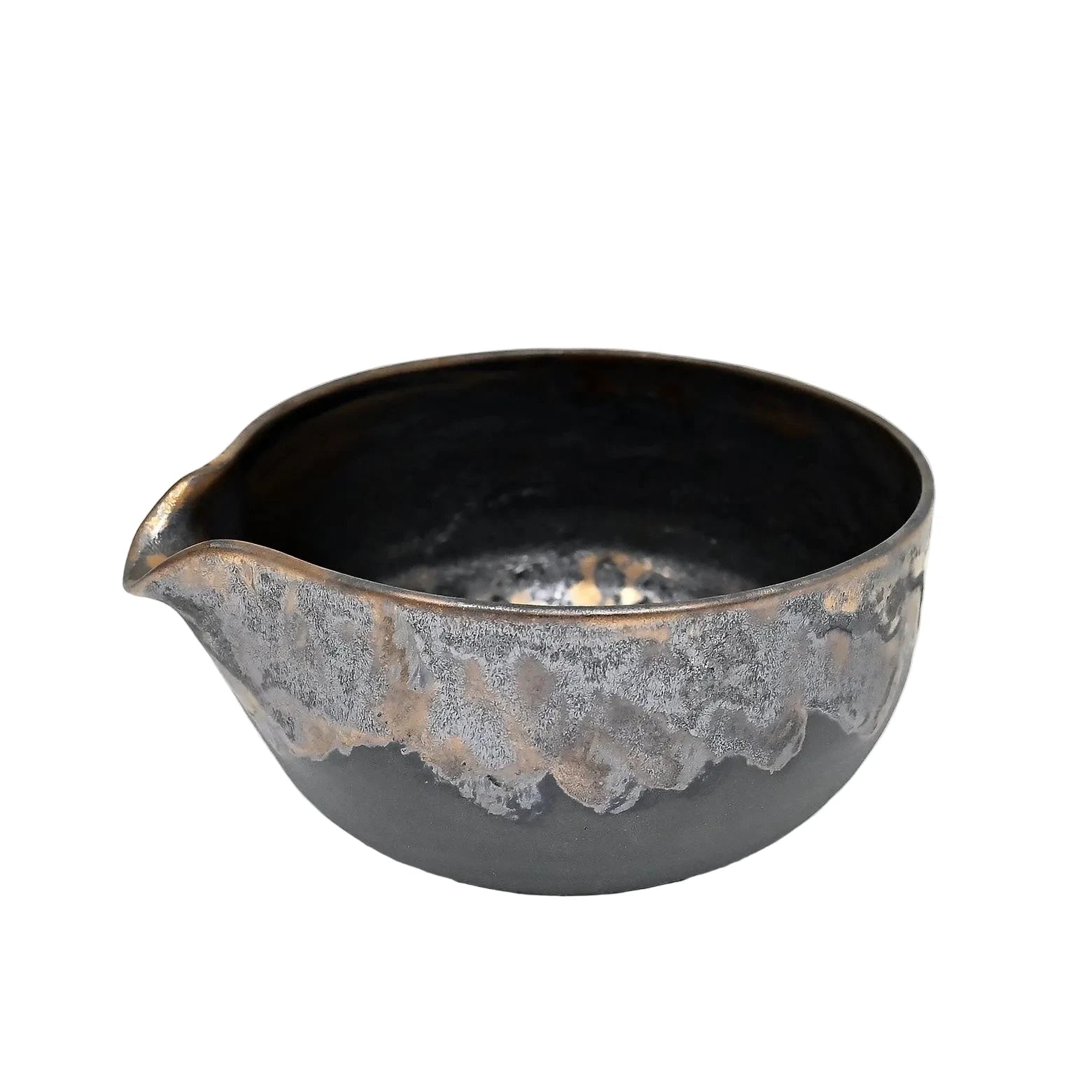 Yukiakari Katakuchi Matcha Bowl — Mangantataki Finish